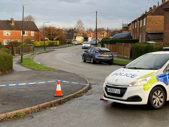 Several homes have been evacuated on Shakespeare Street in Holmewood after police discovered 'suspicious items' during a warrant at an address
