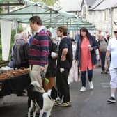 Food stalls draw the crowds to Tideswell for the annual festival.