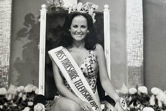 Christine was crowned Miss Yorkshire Television in 1975.