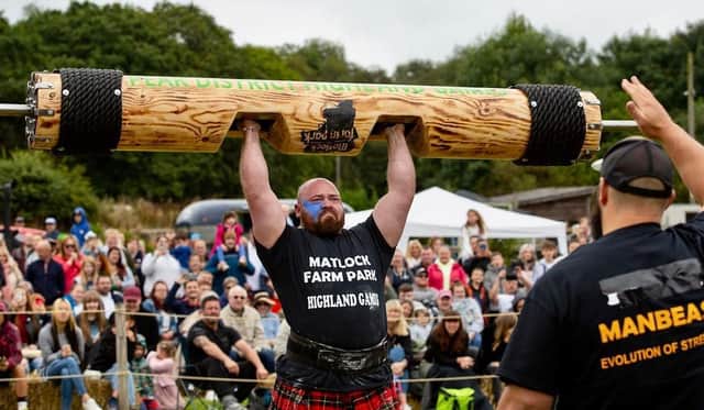 Competitors will be putting their strength to the test in the Peak District Highland Games at Matlock Farm Park on August 28, 2022.
