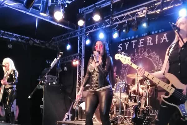 Syteria at Real Time Live, Chesterfield. Photo by Kev White.