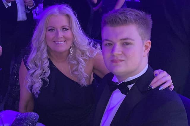 Derbyshire's Marie and Zak Martin at the National Highways Industry Awards.