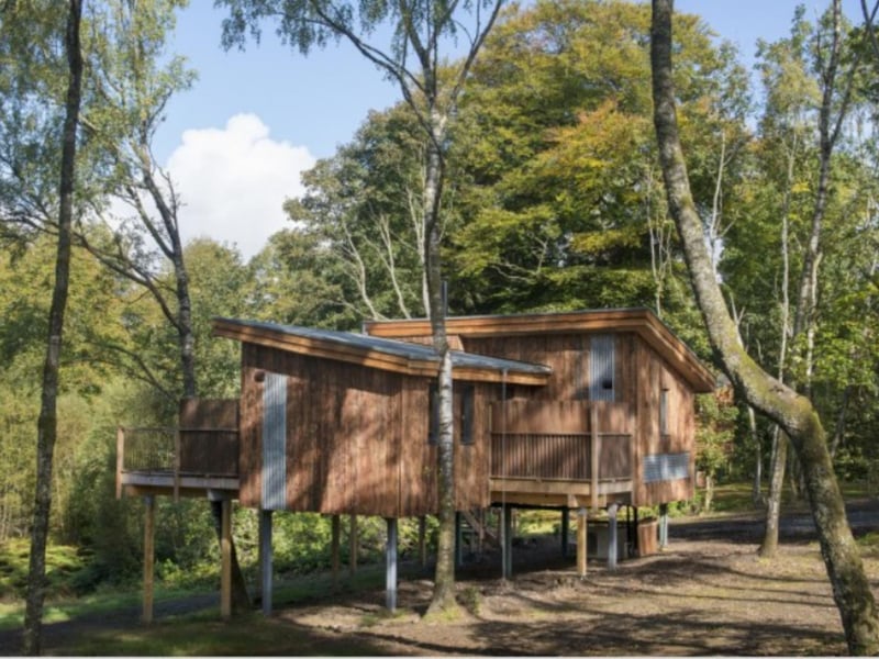 All the treehouses enjoy beautiful river views.