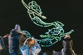 Mermaids will be swimming in the air when Neverland: The Peter Pan Drone Light Show visits The Central Co-op County Ground, Derby on September 12, 2026 (photo: David Evans)