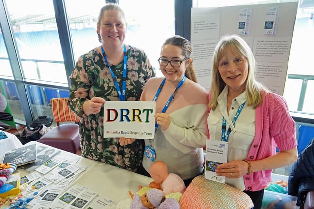 Beth Nixon, Emma Rodrigues and Sue Vickers, dementia rapid response team at Scarsdale.
