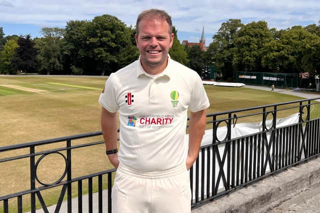 David Hunt top-scored with 73 for Chesterfield.