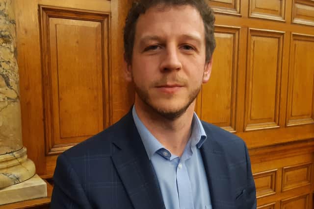 Pictured Is Derbyshire County Council main opposition Conservative Group Leader, Cllr Alex Dale.