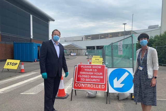 Chesterfield MP Toby Perkins said he had been 'inundated' with complaints from residents who had been unable to book a test at the Technique Stadium.