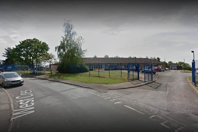 Police officers have released a statement after reports of a young man acting suspiciously outside Duckmanton Primary School. Image: Google Maps.