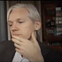 Film still from The Trust Falls: Julian Assange which will be shown at The Northern Light cinema in Wirksworth on March 25 and 26, 2024.