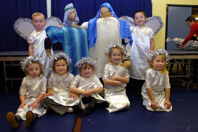 The reception pupils at Grange Primary School looked wonderful in their 2009 Nativity.