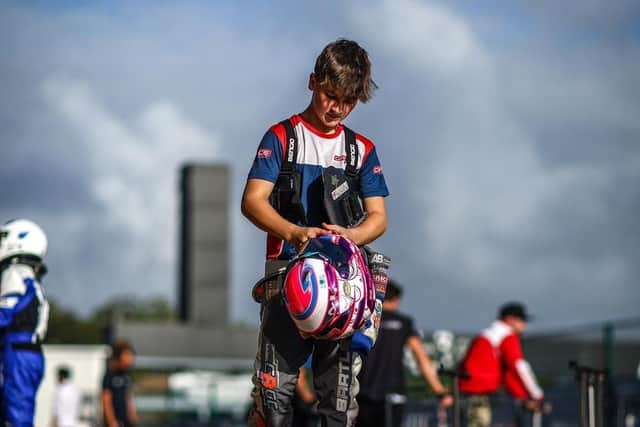 Harry Bartle has been making waves in the karting world.