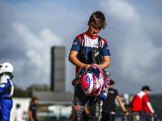 Harry Bartle has been making waves in the karting world.