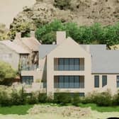 The replacement property, which would sit on the site of a 200-year-old Derbyshire farmhouse has been compared to Chatsworth House and said to be more in keeping with Beverly Hills – home of Hollywood’s stars
