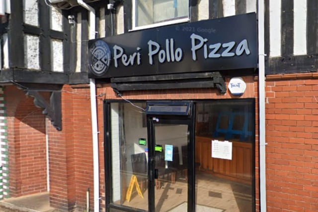 Peri Pollo Pizza at Mill Street in Clowne was given a five-out-of-five rating after assessment on  April 29.