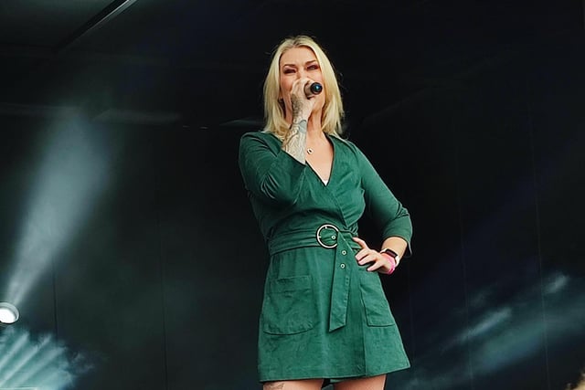 Jo O’Meara from S Club 7 was one of the performers. Picture by Craig Mitchell-Fox