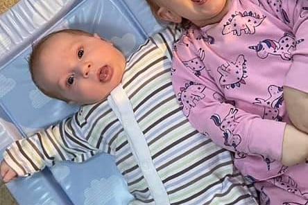 Mum Danielle said: "I had two of our babies in 2020, Ivy, born January 3, and Jaxon, born December 23. Along with their older brothers they’ve helped me through a very hard 12 months after losing their daddy in June."