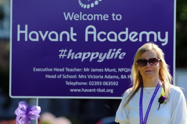 Victoria Adams, head of school at Havant Academy. Picture: Sarah Standing (100720-5598)
