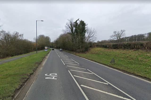 The crash happened on the A6 at Burley Hill, near Allestree