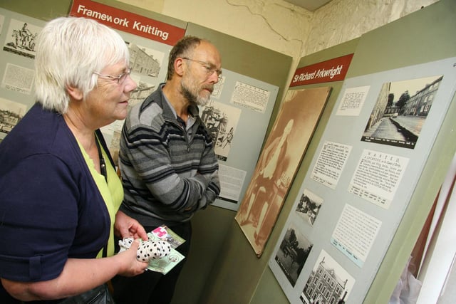 Ruth and Martin Hooper of Spondon learned about the life of Richard Arkwright during a tour of Cromford Mill as part of the Derbyshire Heritage Days in 2010