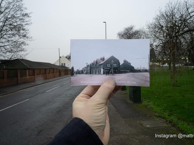 This site is currently occupied by a petrol station