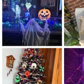 Derbyshire residents have been decorating their homes ready for Halloween.