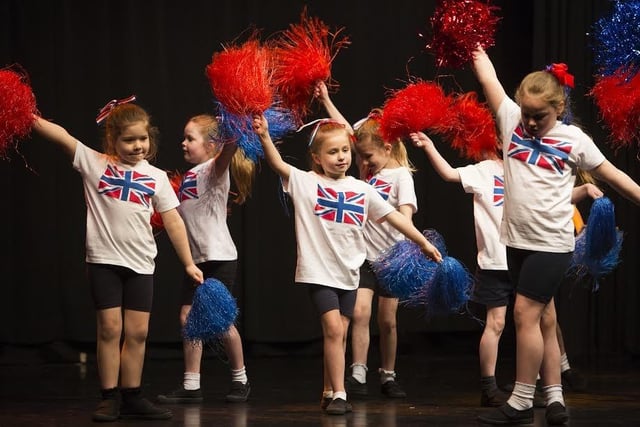 713 juniors and infants took to the stage during the Chesterfield School Sport Partnership’s eighth annual Primary Dance Festival at the Winding Wheel, inspired by the Rio Olympics. Pictured are pupils from Hady Primary School.