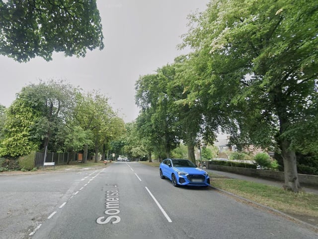 This section of Somersall Lane is Chesterfield’s second most expensive places in terms of house price - with an average cost of £853,750.