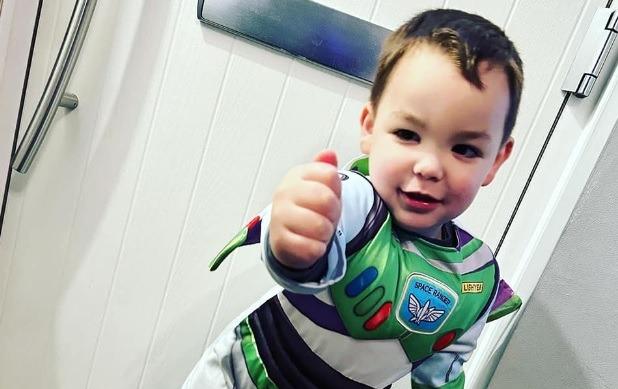 Lucy Alice Drabble writes: "Oliver, aged 2, as Buzz Lightyear."
