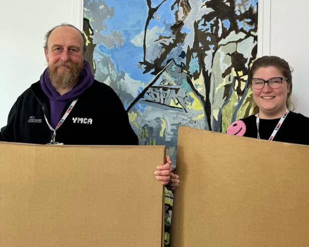 DS Smith Clay Cross has donated cardboard to the YMCA Sleepeasy