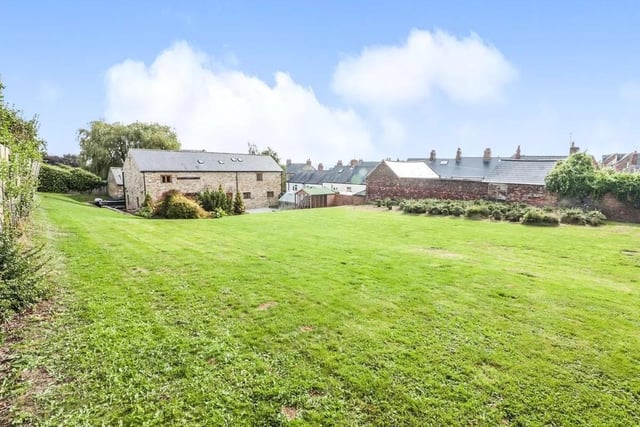 The property comes with a large rear garden.