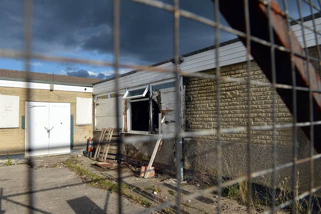A Chesterfield mum has joined community leaders in demanding the eyesore former BRSA Club at Hollingwood is demolished.