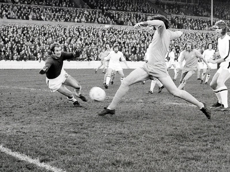 Ray Clarke in action for Stags v Cambridge.