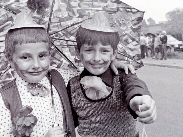 Codnor carnival, fancy dress, June, 1983.