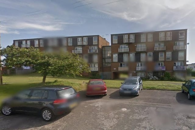 This two-bedroom flat sold for £55,000 in February.