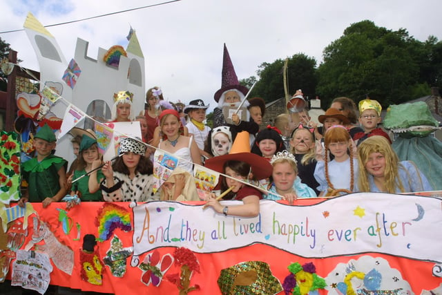 Fancy dress fun was the order of the day for this noughties carnival float