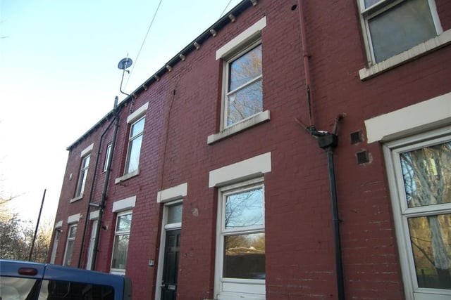This vacant, second-floor, one-bedroom apartment - "in need of some refurbishment" according to the auctioneers -  at 8 Southfield Mount, Leeds, has a guide price of just £22,000-plus.