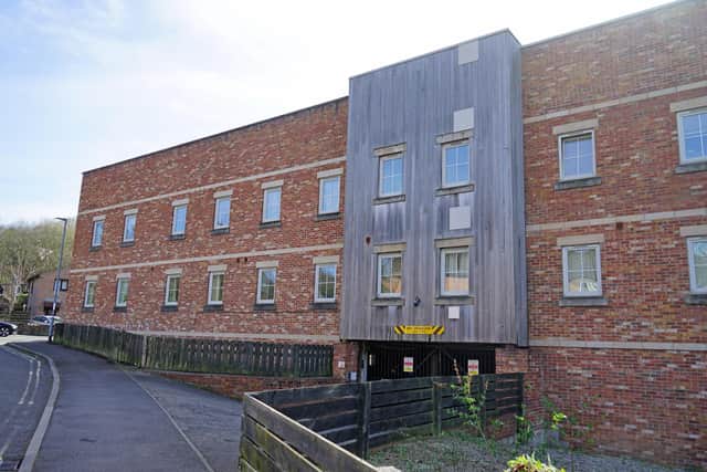 If approved, the plans would see see external timber cladding replaced with non-combustible timber effect aluminium cladding – with fire safety stated as a reason behind the proposal.