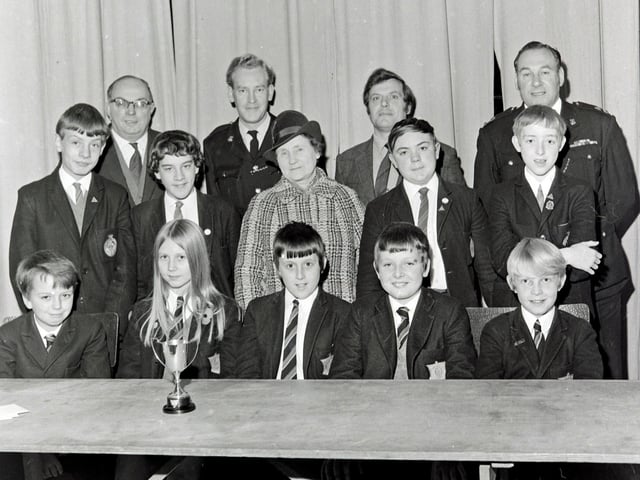 Heanor schools road safety quiz, November 1971.