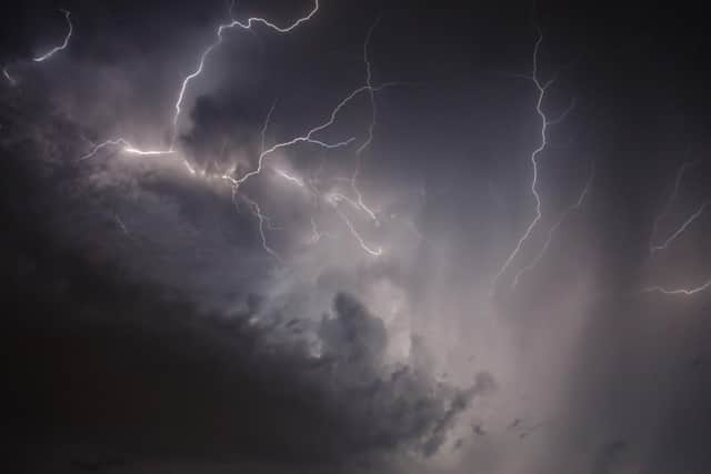 Chesterfield is set to be hit by heavy rain which will turn into thunderstorms tomorrow