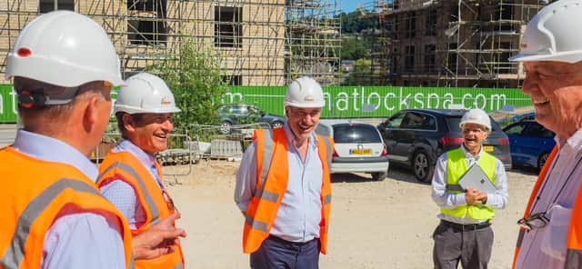 The Duke was invited to tour the Matlock Spa vision.