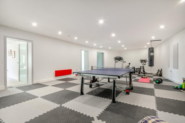 The gym/games room could be converted into another bedroom, subject to planning permission.