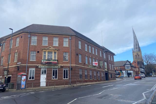 York House on St Mary's Gate, Chesterfield, has a guide price of £550,000.