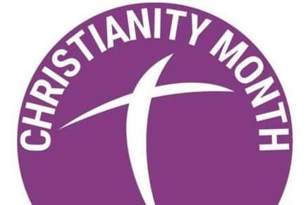 Christianity Month logo.