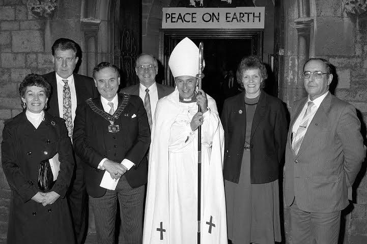 Ashfield School's 25th Anniversary Service in 1990