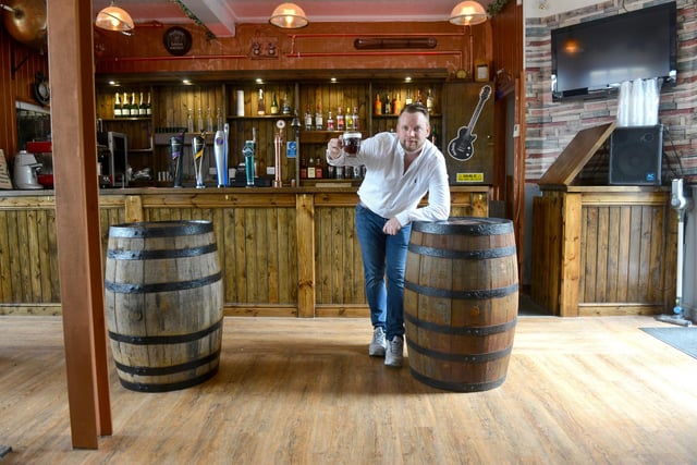 Landlord Gareth Carr is delighted with how the pub has turned out.