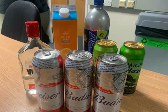 Police caught a group of 40 teenagers drinking alcohol and playing music in a farmer's field off High Lane, West Hallam, Ilkeston last week.