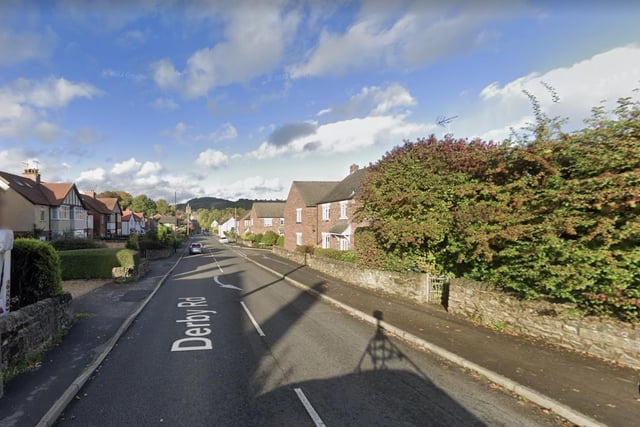 Wirksworth is seventh in this ranking - with 25 holiday homes in the town.