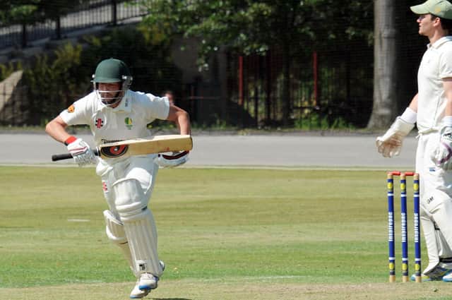 Andrew Parkin-Coates hit 49 not out to help see Chesterfield to victory.