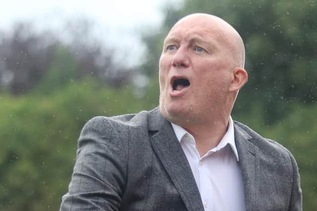 Boss Billy Heath was disappointed with Alfreton Town's defending. Photo: Jason Chadwick